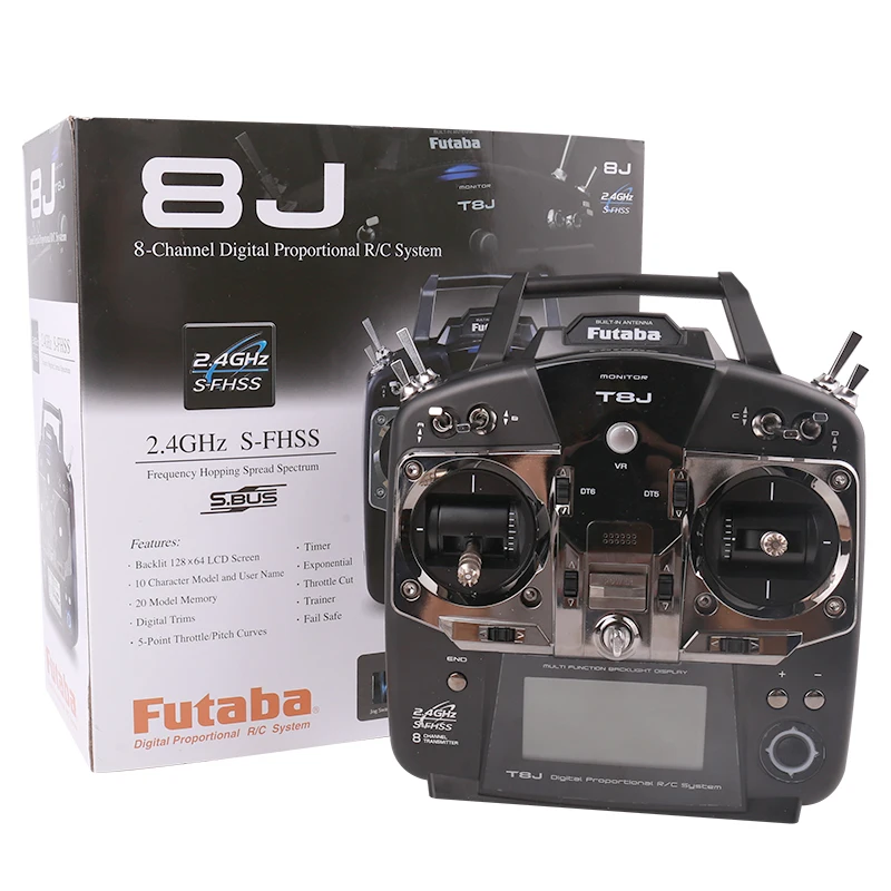 Оригинальный FUTABA T8J 8 Channal S-FHSS пульт дистанционного управления с R2008SB приемником |