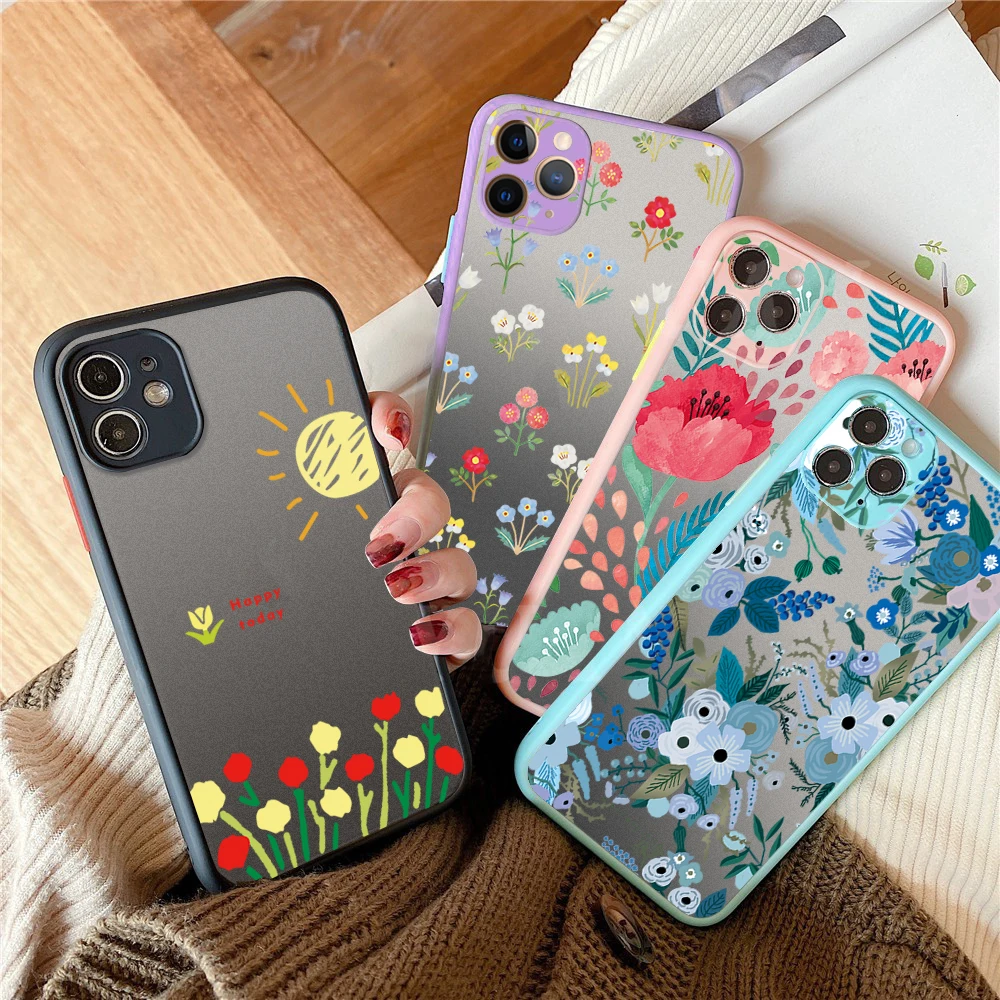 

for Samsung Galaxy A51 A71 A31 A11 A72 4G A20S A50S A42 A52 5G A30S A10S A70 Girl Women Case Luxury Flower Len Protective Cover