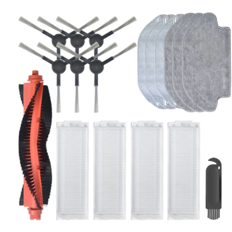 

Для робота-пылесоса Xiaomi Mijia Mop Pro STYTJ02YM/VIOMI V2 PRO/V3, основная боковая щетка, Hepa фильтр, Швабра, тканевые детали