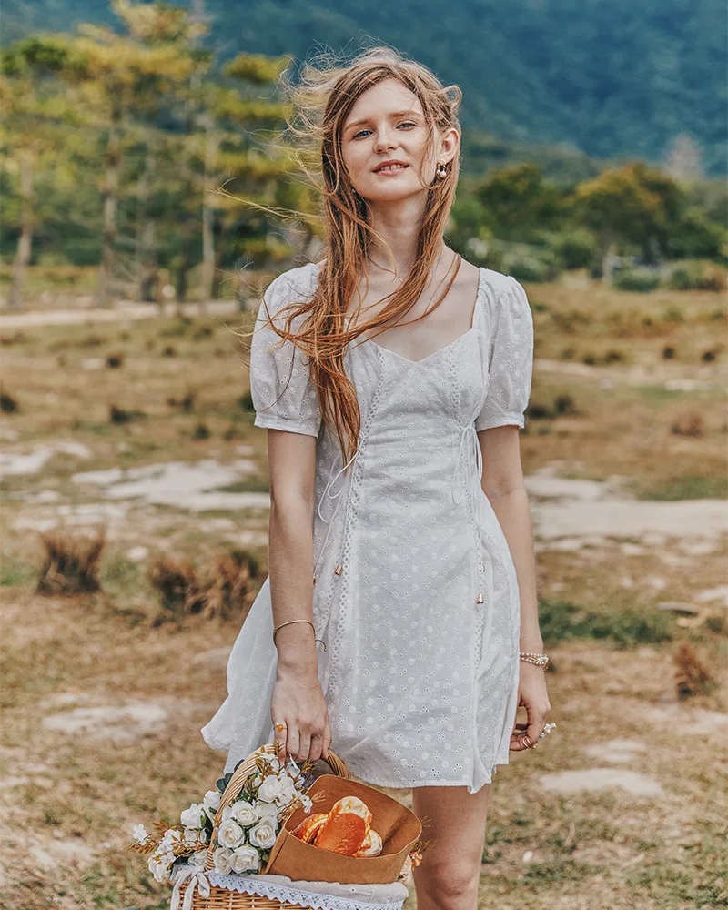 

Fairy dress vaiaye original women's dress 2020 summer French temperament elegant pastoral white small generation hair