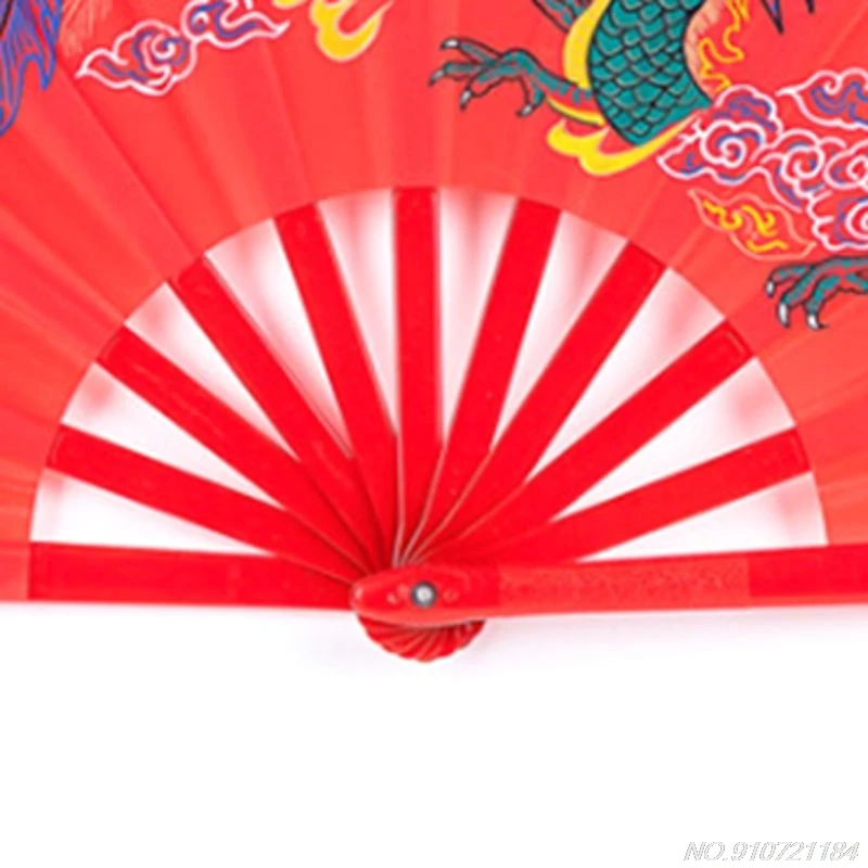 

Chinese Kung Fu Fan Tai Chi Martial Arts Dragon Phoenix Plastic Handheld Folding Fans Art Dance Gift N27 20 Dropshipping