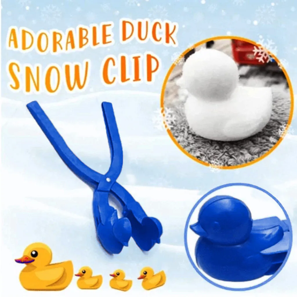 4PC Cartoon Lovely Duck Shaped Snowball Maker Clip Children Outdoor Winter Snow Sand Mold Tool Kids | Игрушки и хобби