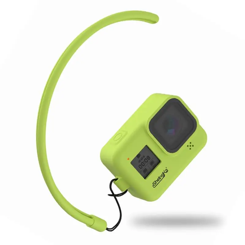 Силиконовый защитный чехол для Gopro Hero 8 черные аксессуары противоударный мягкий