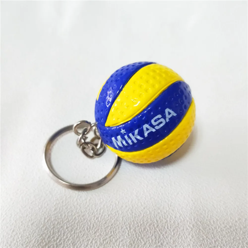 V200w Volleyball Keychain Sport Key Chain Car Bag Ball Volleyball Key Ring Holder Volleyball Gifts For Players Keyring Keychains