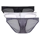 Трусы мужские, нейлоновые, прозрачные, тонкие