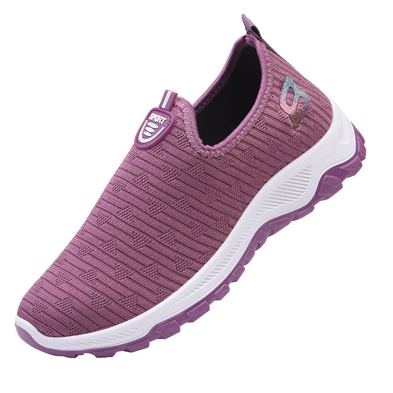 

New Women Vulcanized Female Sneakers Mesh Shoes for Woman Walking Shallow Solid Non Slip Casual Footwear Ladies Breathable