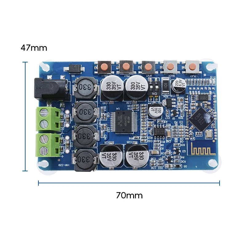 Беспроводной усилитель аудиоресивера TDA7492P обновленная версия Плата усилителя