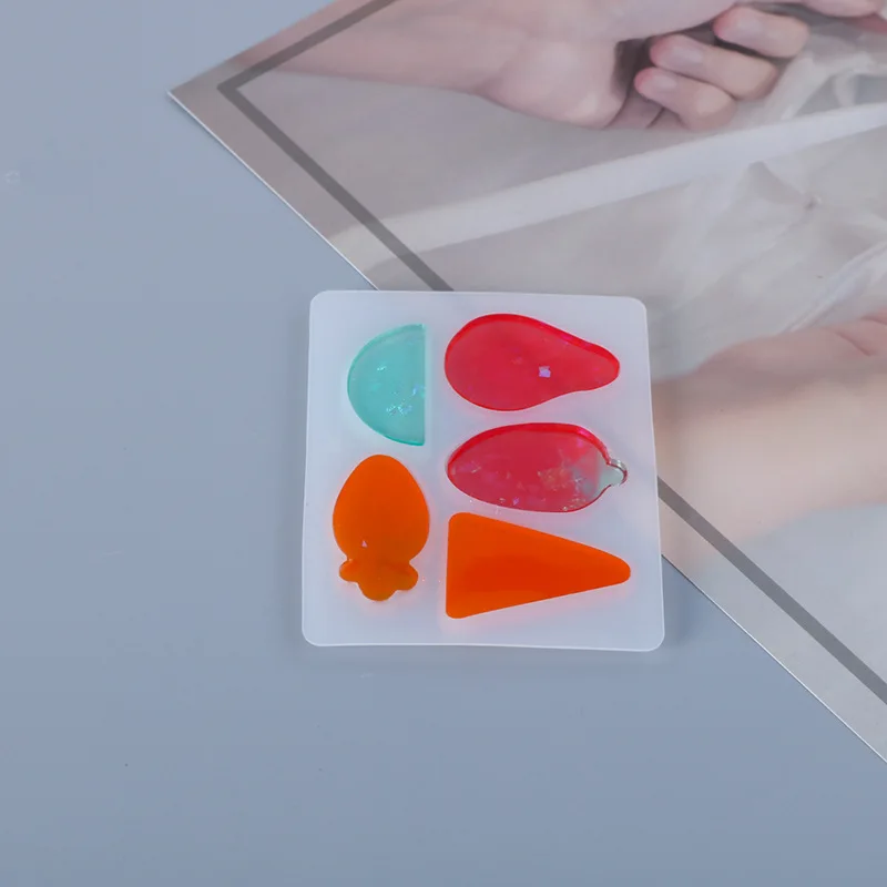 Сделай Сам кристалл эпоксидная заколка для волос силиконовая форма набор ручной