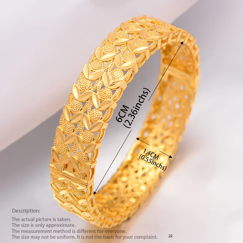 Wando большие роскошные открытые браслеты для женщин/девушек Дубай Франция