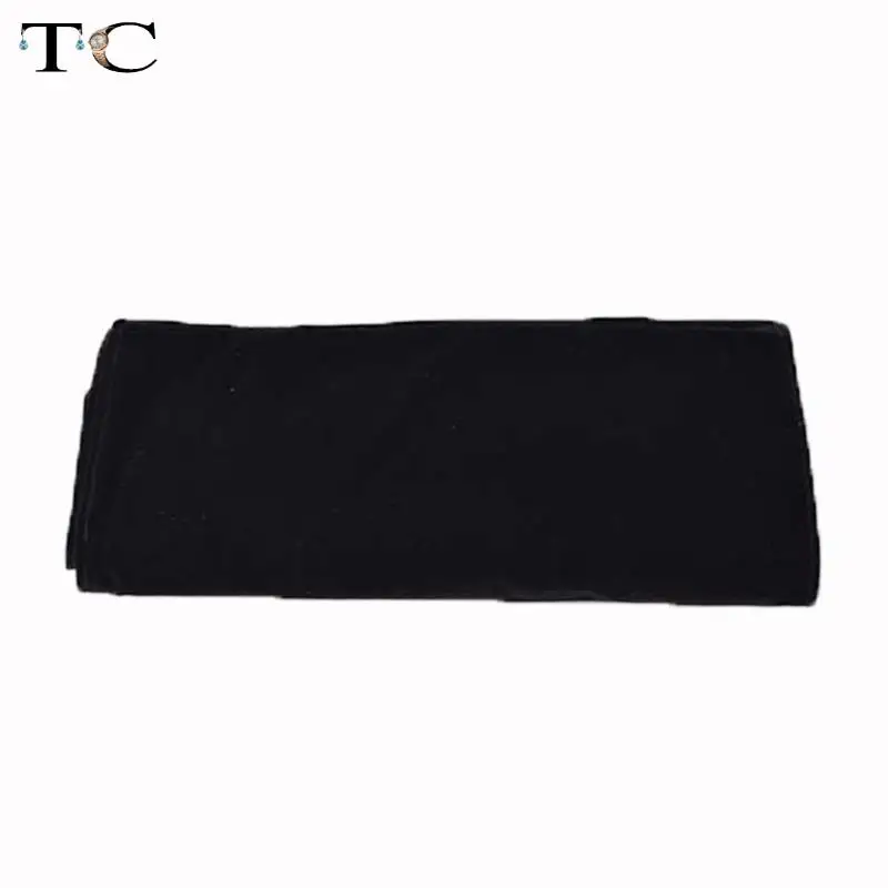 Шкатулка для ювелирных украшений из ткани черный бархатный органайзер хранения