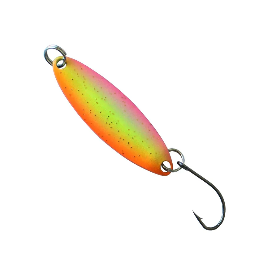 Новые рыболовные приманки 39 мм 4 5 г 6 шт./лот приманка ложка для ловли форели