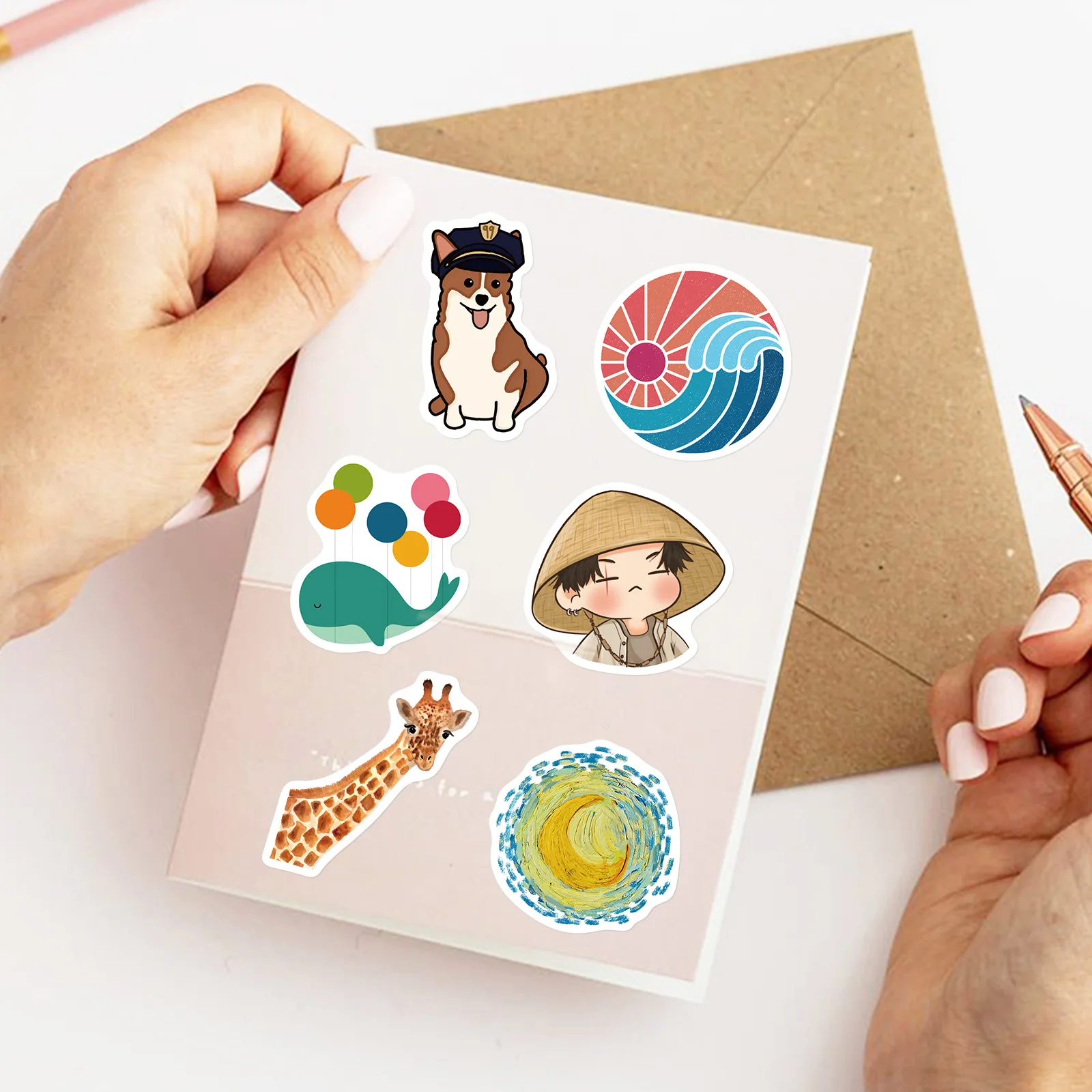 Наклейки Vsco с героями мультфильмов для девочек игрушки сделай сам гитары