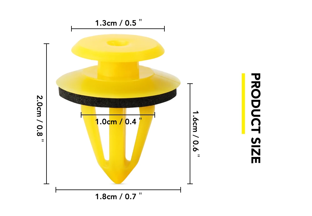 Автоматический застежка-клипса обивки двери Панель фиксатор крепления для toyota