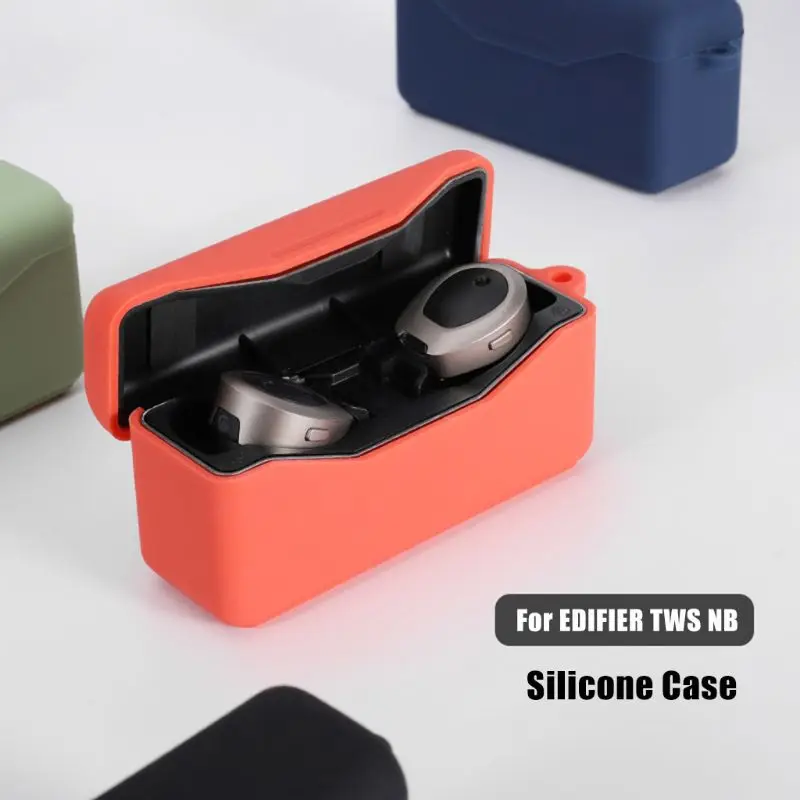 

Anti-scratch Protective Cover Silicone Case Protector for EDIFIER TWS NB TWSNB Bluetooth Earbuds Earphones Charging Box
