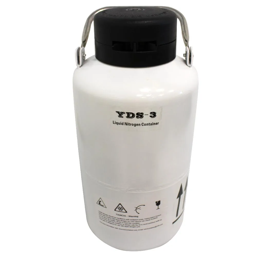 3 л контейнер для спермы с жидким азотом криогенный LN2 резервуар Дьюар лямками 6
