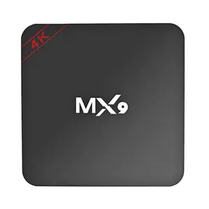mx9 4k quad core 1gb ram 8gb rom android tv box hdmi compatible hd sd slot wifi set top box media player support app download free global shipping