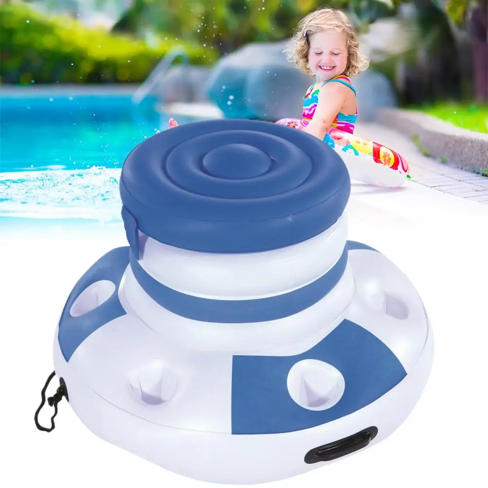

Inflatable Ice Bucket Drink Holder Lightweight Convenient Ice Bucket Cooler Summer Swimming Pool Accessory