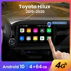 Автомагнитола AWESAFE PX9 для Toyota, мультимедийный видеоплеер на Android 2020, 2 Гб ОЗУ, 32 Гб ПЗУ, с GPS, для Toyota Hilux Pick Up AN120, 2015-10,0, типоразмер 2 din