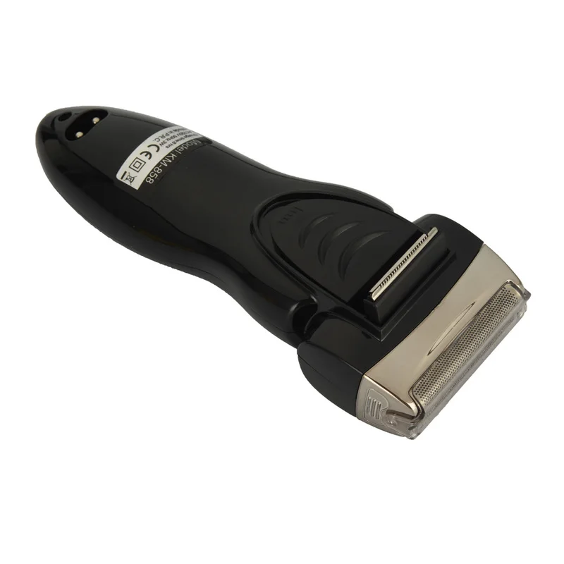 Kemei аккумуляторная бритва для мужчин с двойным лезвием триммер бороды Мужская