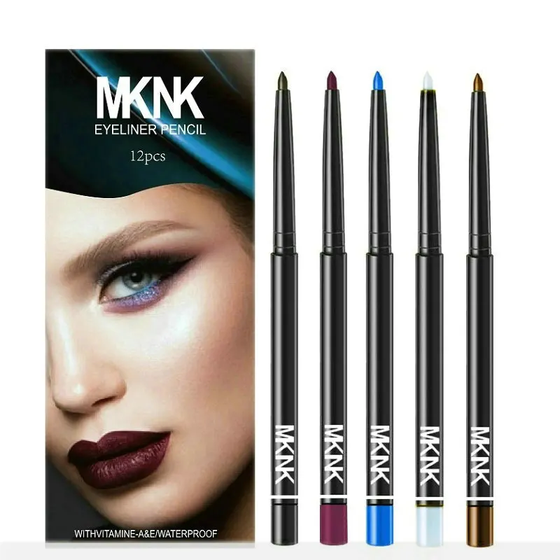 

12Pcs/set Color Matte Lip Liner Pencil Set Waterproof Long Lasting Smooth Natural Lip Liner Eye Shadow Pen Makeup Tools Kit
