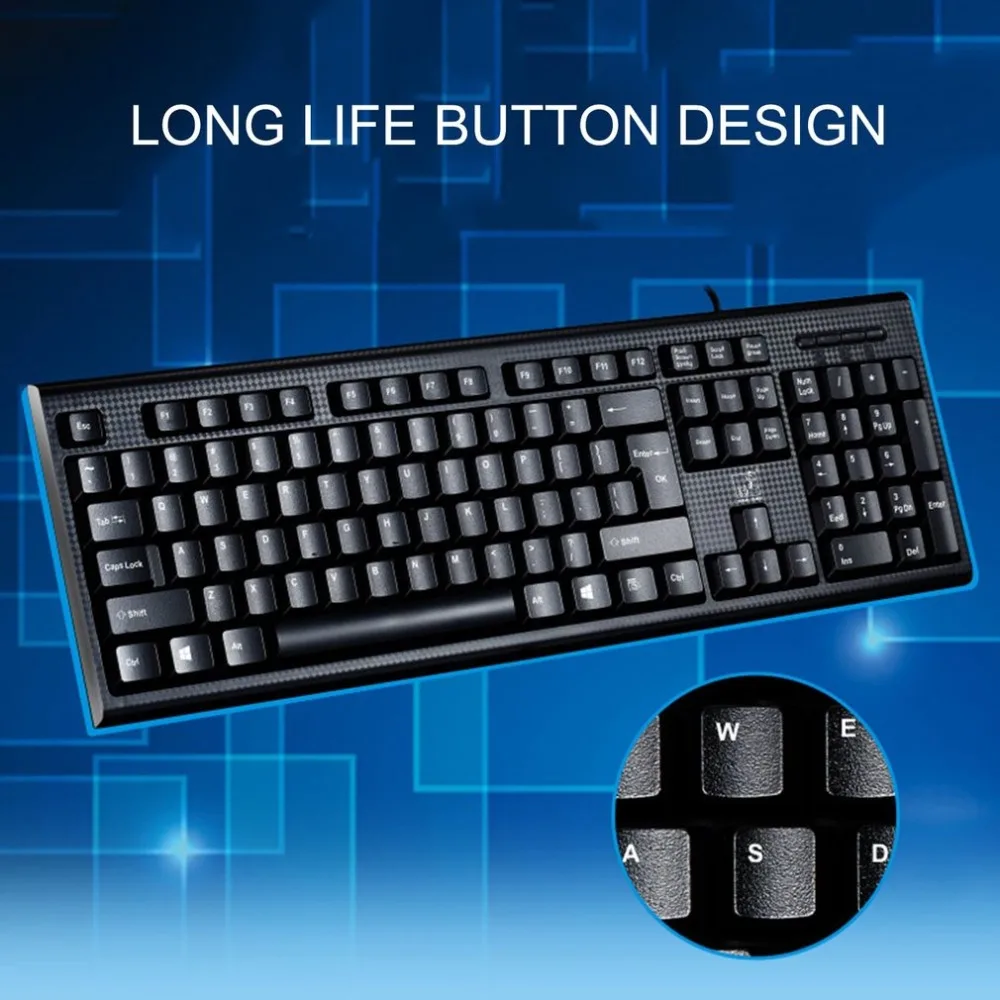 Проводная USB подключенная клавиатура 99 с номером раздел для ноутбука ПК рабочего