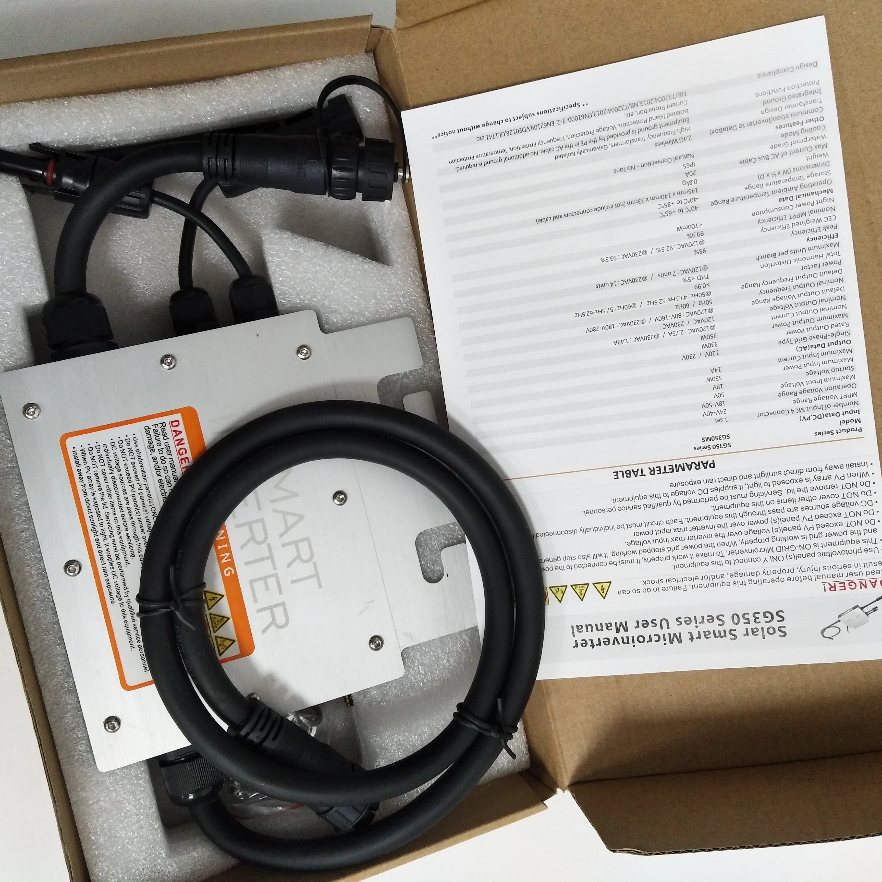 Водонепроницаемый микроинвертор с солнечной сеткой 200 Вт 250 300 350 на сетчатом