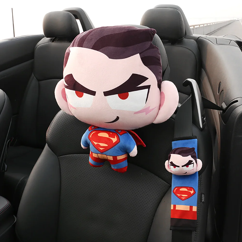 Мультяшная голова героя подушки для шеи marvel Мультяшные автомобильные