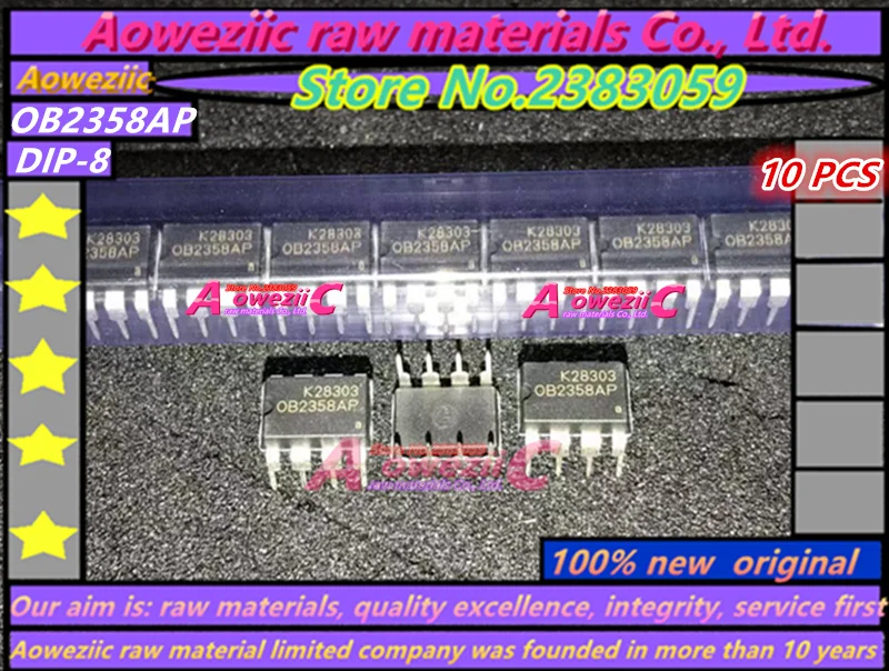 Aoweziic 100% Новый оригинальный OB2212AP OB2216AP OB2263AP OB2269AP OB2354AP OB2358AP OB2530PAP DIP 8 ЖК дисплей