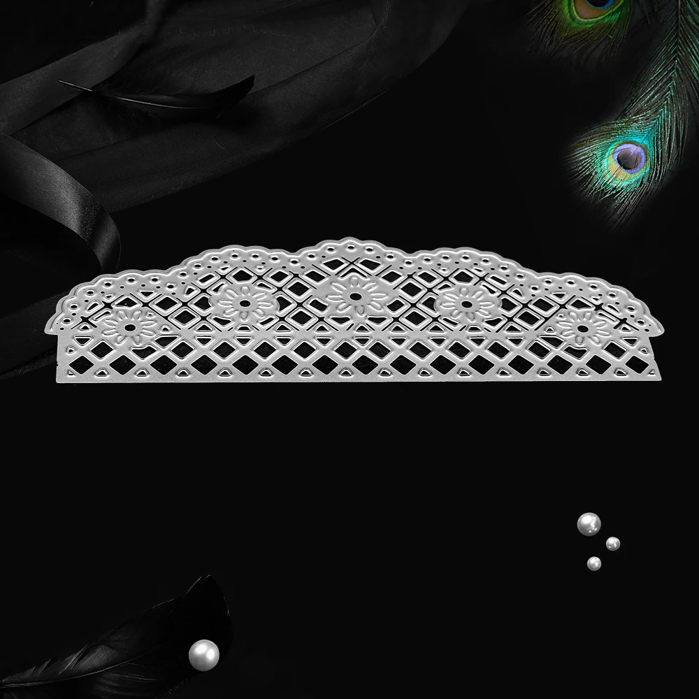 Новый 2019 форма Кружева металлический Трафаретный вырубной штамп цветок ремесла