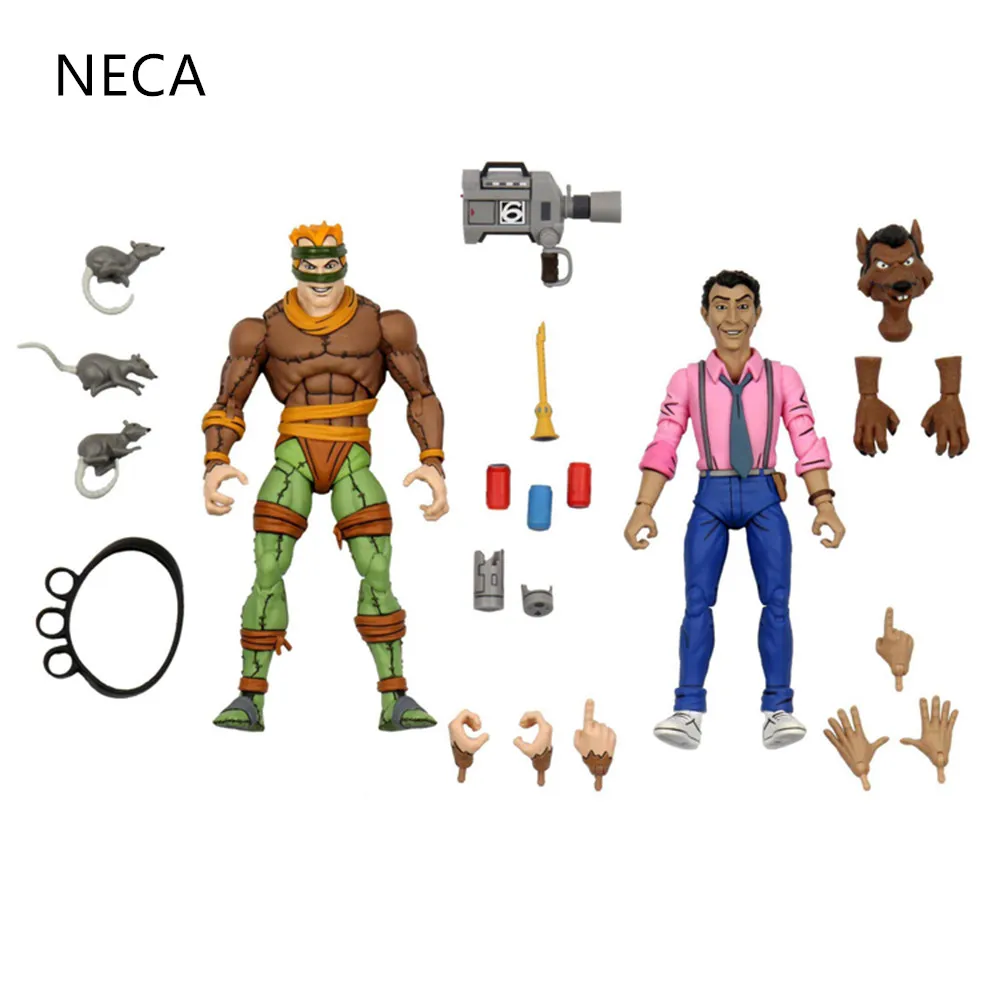 

NECA Vernon Fenwick измельчитель черепаха krange измельчитель ананининин крыса король ПВХ Модель Аниме Фигурки игрушки для детей