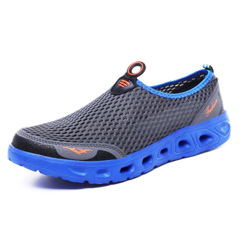 Summer Outdoor Shoes 2019 Men Women Lightweight Breathable Mesh Creek Beach Quick Dry Wading Upstream Fishing Net Water Shoe