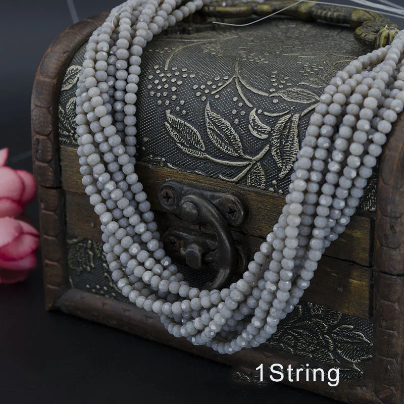 195 шт./лот DIY 32 фасетные бусины из бисера материал для одежды 3 мм хрустальные