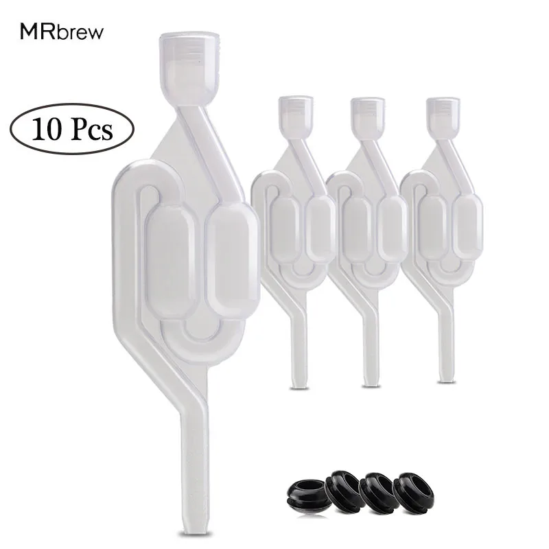 10 шт. водяное уплотнение выхлопной трубы для домашнего пивоварения вина