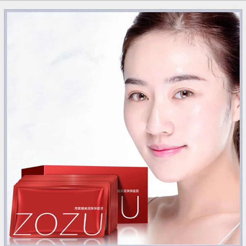 Прыгающая маска для лица хитозан увлажнение сужение пор щетка уход за кожей 5 шт. |