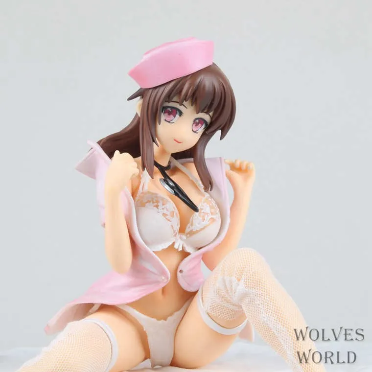 

Аниме Lechery Daydream медсестра Miyuu Miyazawa Mokei Ограниченная серия сексуальные девушки ПВХ экшн-фигурка взрослая Коллекционная модель игрушка