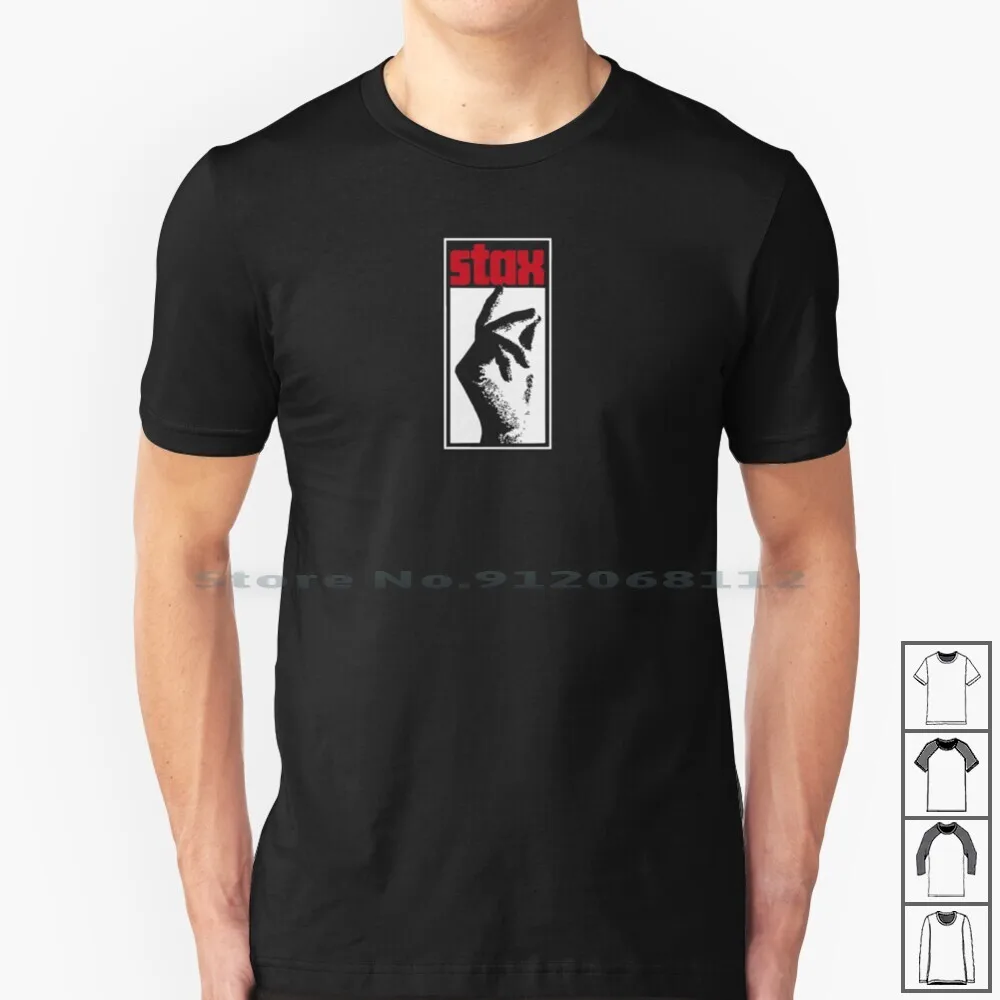 Stax Record T Shirt 100% Cotton Stax Motown Funk Soul Music Northern Soul Records Ska Mod Revival Trojan Mod Music Walt Jabsco