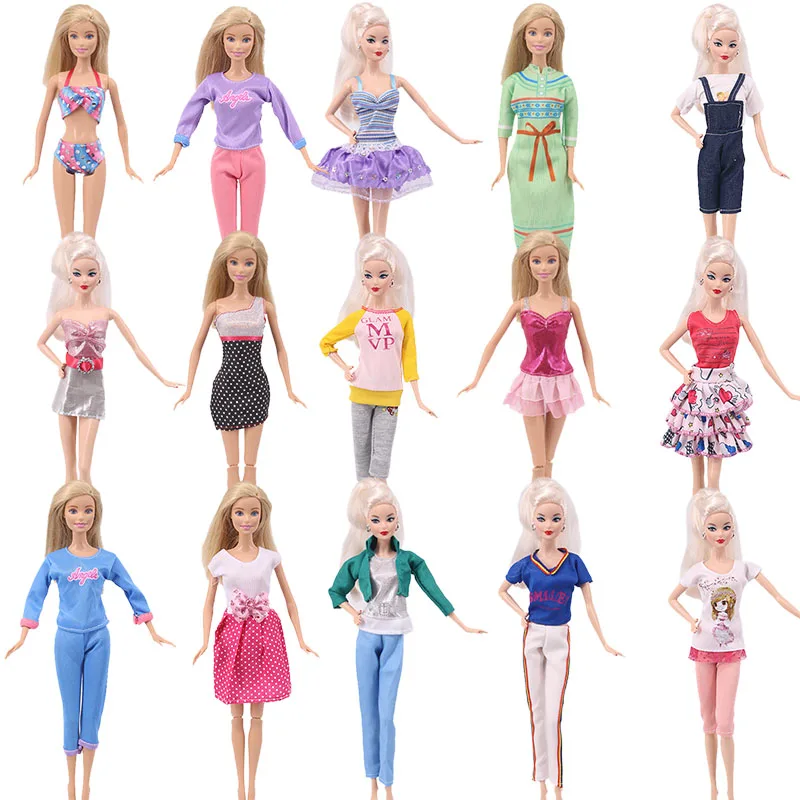 Одежда для куклы Барби с принтом малышей прогулка/юбки плавания костюмы и