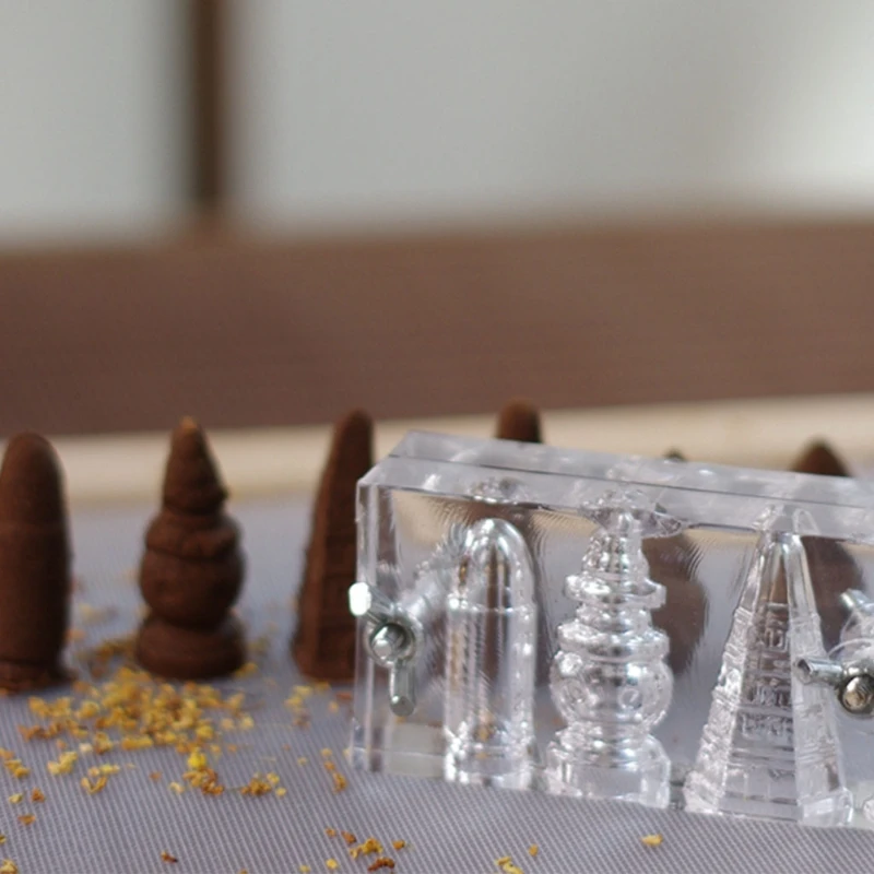 Акриловый конус для благовоний искусственная пагода с 6 отверстиями тыква