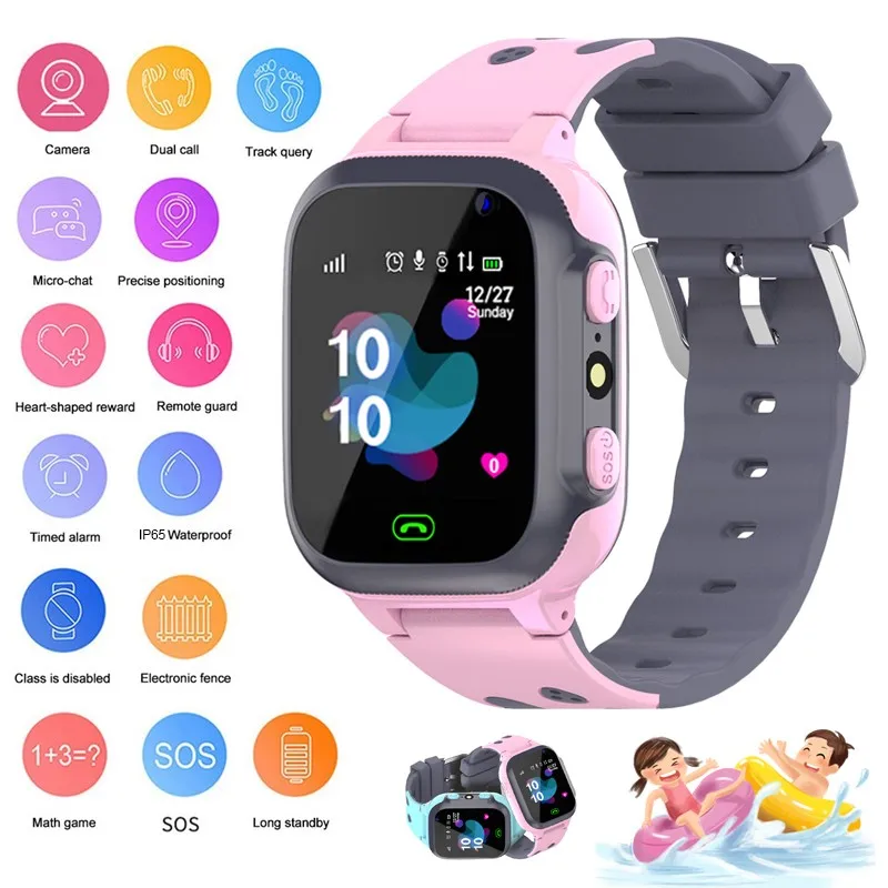 A29 Смарт Waches для детей Водонепроницаемый детские часы SOS Antil-потерянный Smartwatch 2G SIM