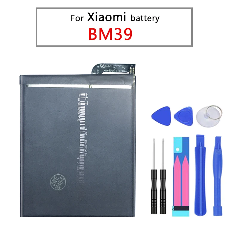 Запасная батарея мобильного телефона для Xiaomi mi 6 mi6 BM39 3250mAh мощный литий ионный