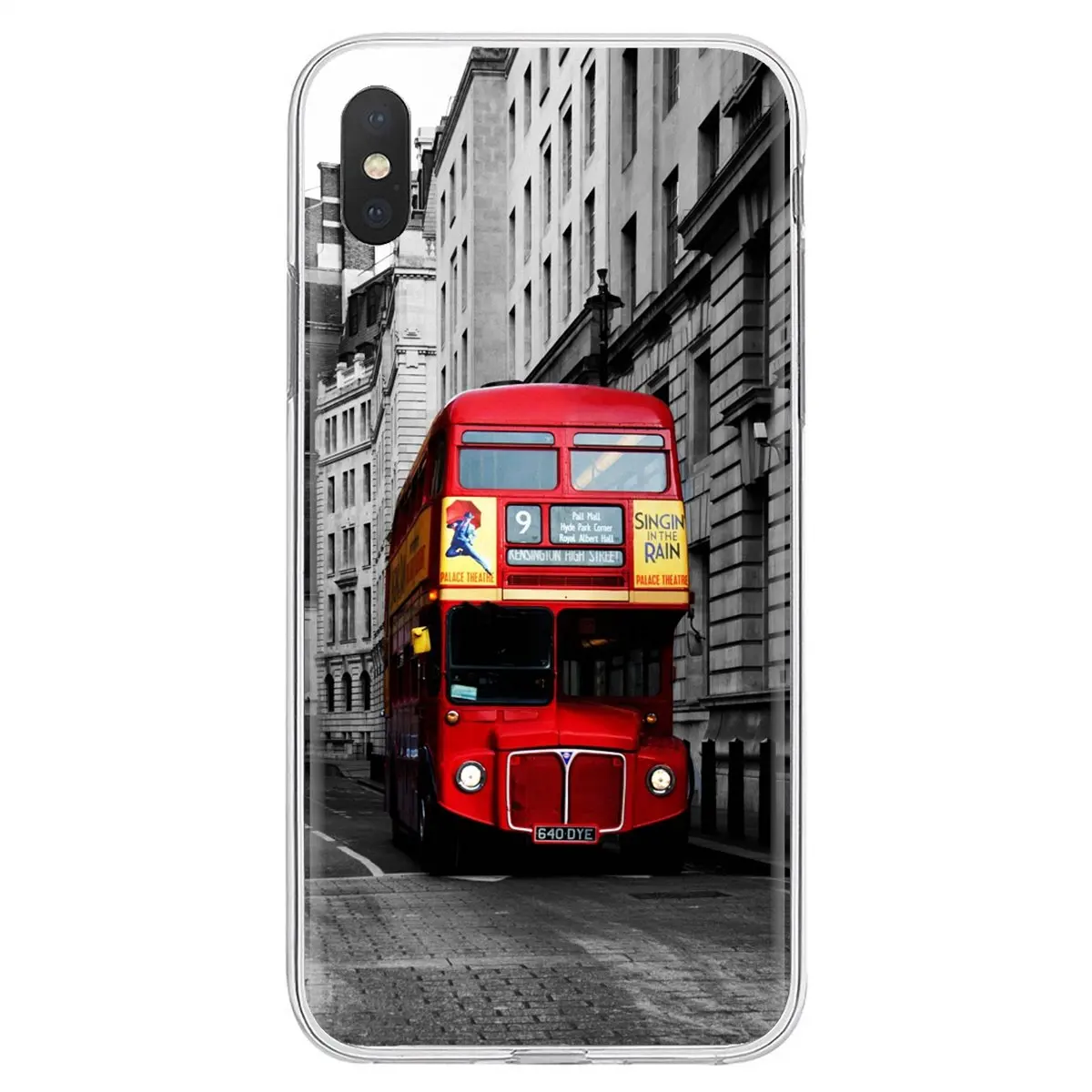 Мягкий чехол для телефона из ТПУ с изображением британского Лондона Красного
