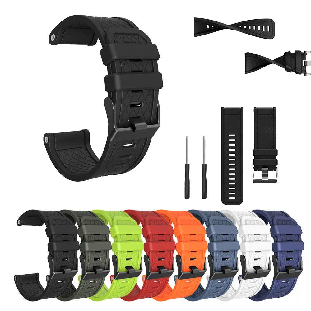 

Мягкий силиконовый ремешок для часов с 2 отвертками для Garmin Fenix/Fenix 2