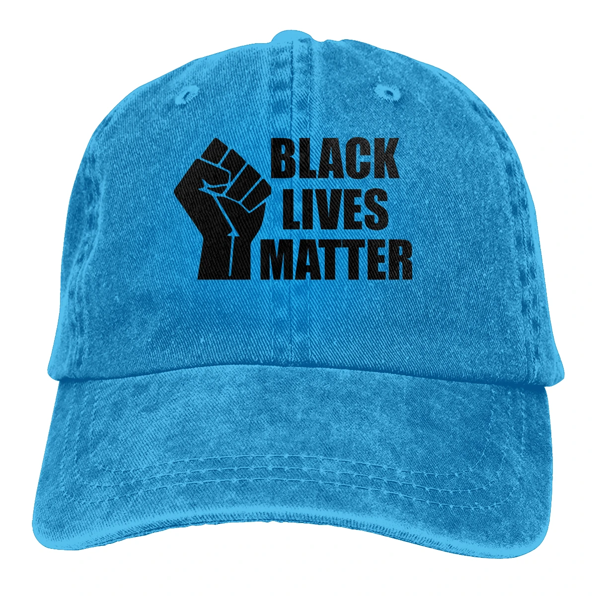 

Black Lives Matter mans womens Retro Washed Cowboy hat Baseball Cap