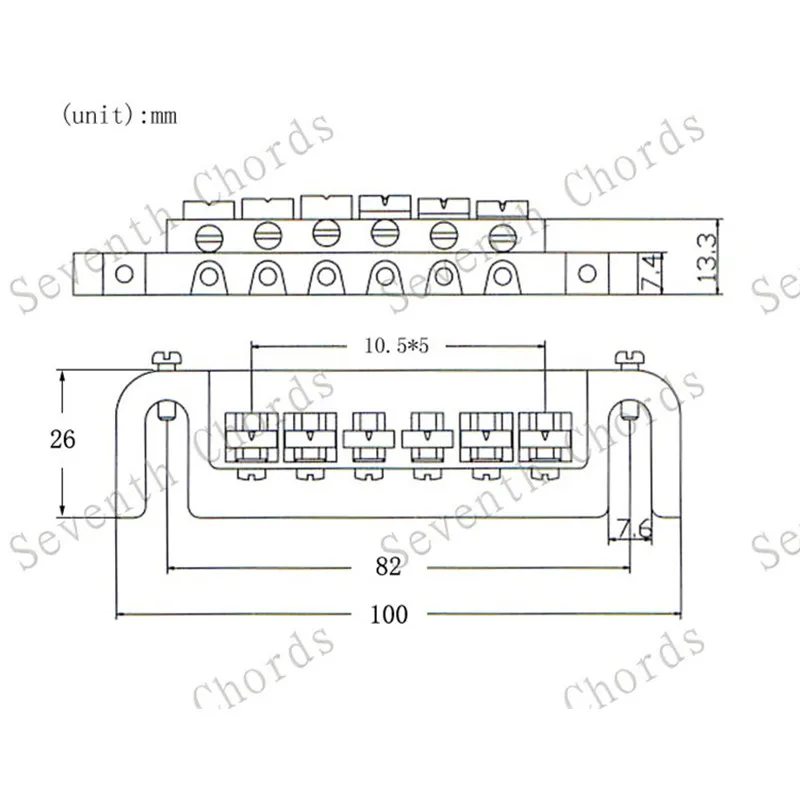 Серебряный черный золотой электрогитара мост аксессуары для гитары Части