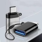 Адаптер OTG с портом USB 3,0 Type-C и штекером USB C на гнездо USB, конвертер для Macbook, Xiaomi, Samsung S20, разъем OTG