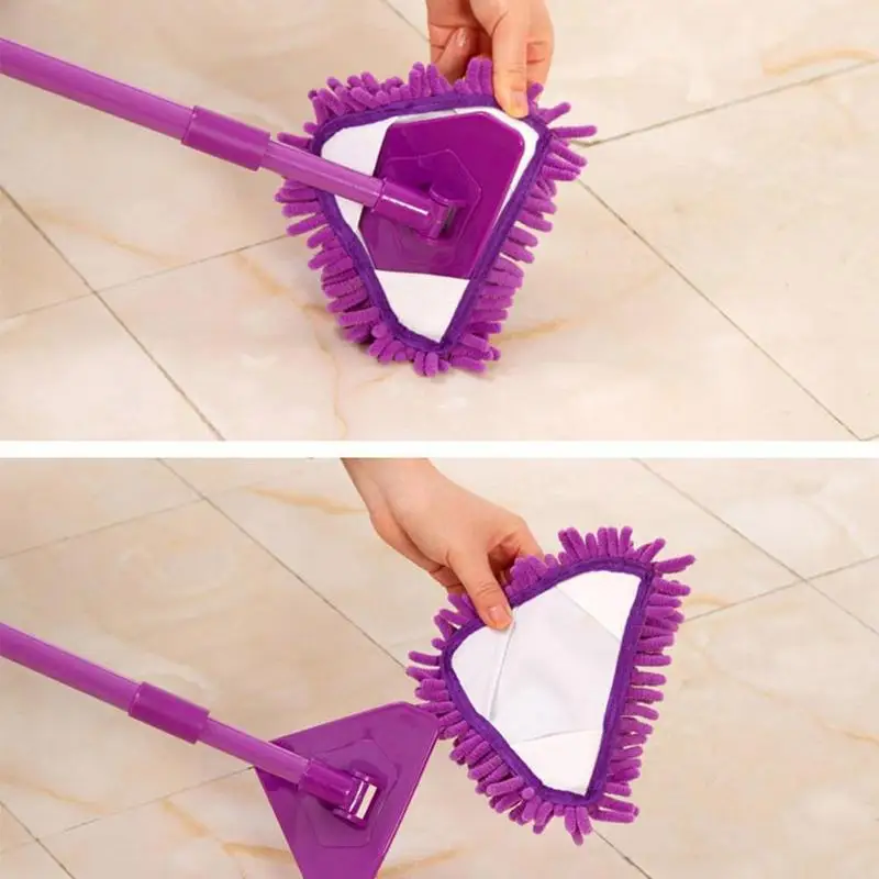 

180 Degree Rotatable Adjustable Triangle Cleaning Mop L3H5