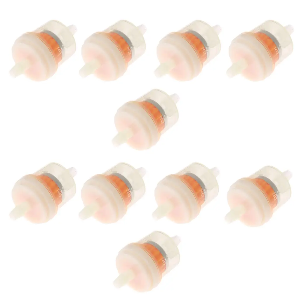 

10 шт., топливный фильтр для мотоцикла, 1/4 дюйма, 6 мм