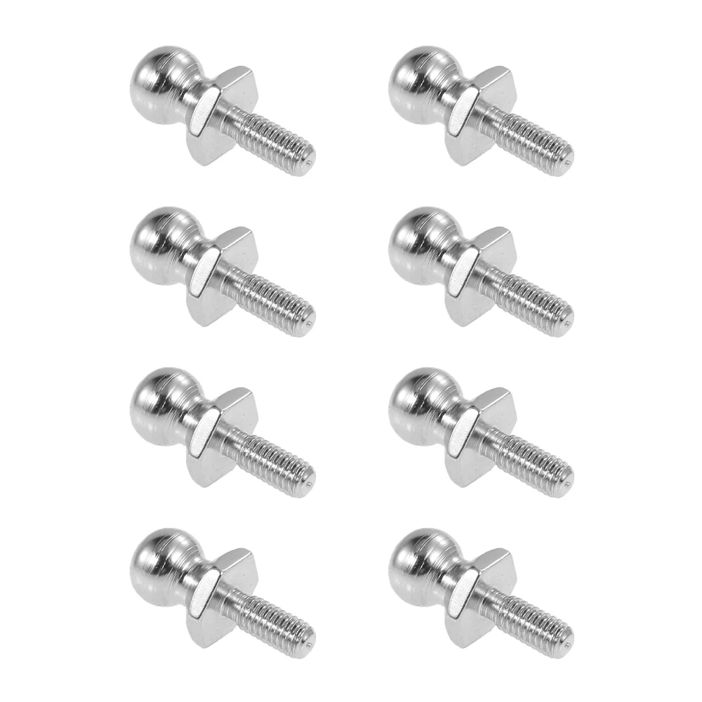 

8PCS Metal Ball Stud For RC Car Trailer Drop Hitch and Fix Shock Absorber Parts