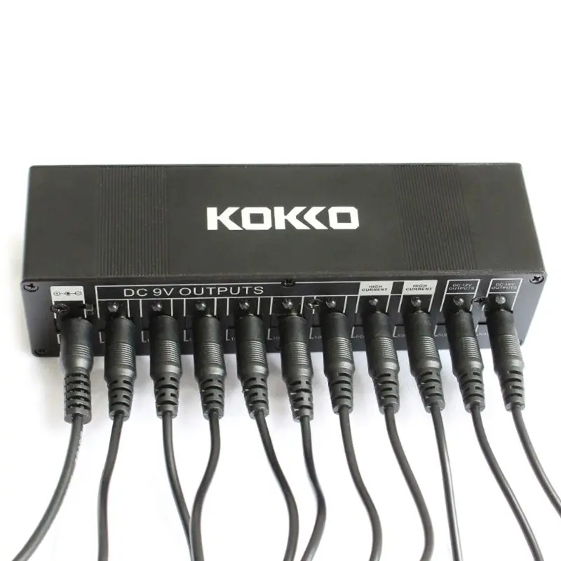 1 компл. Гитары педаль эффектов питание 10 изолированных выходов для 9 V/12 V/18 V