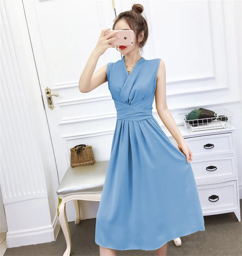 Винтажное женское платье MUMUZI с тонкой талией шифоновые длинные платья без